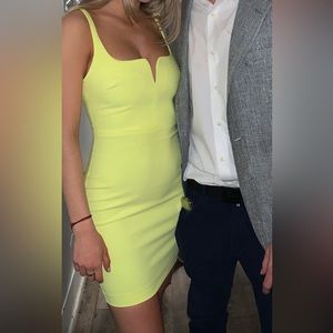 LIKELY Dress in Bright Yellow